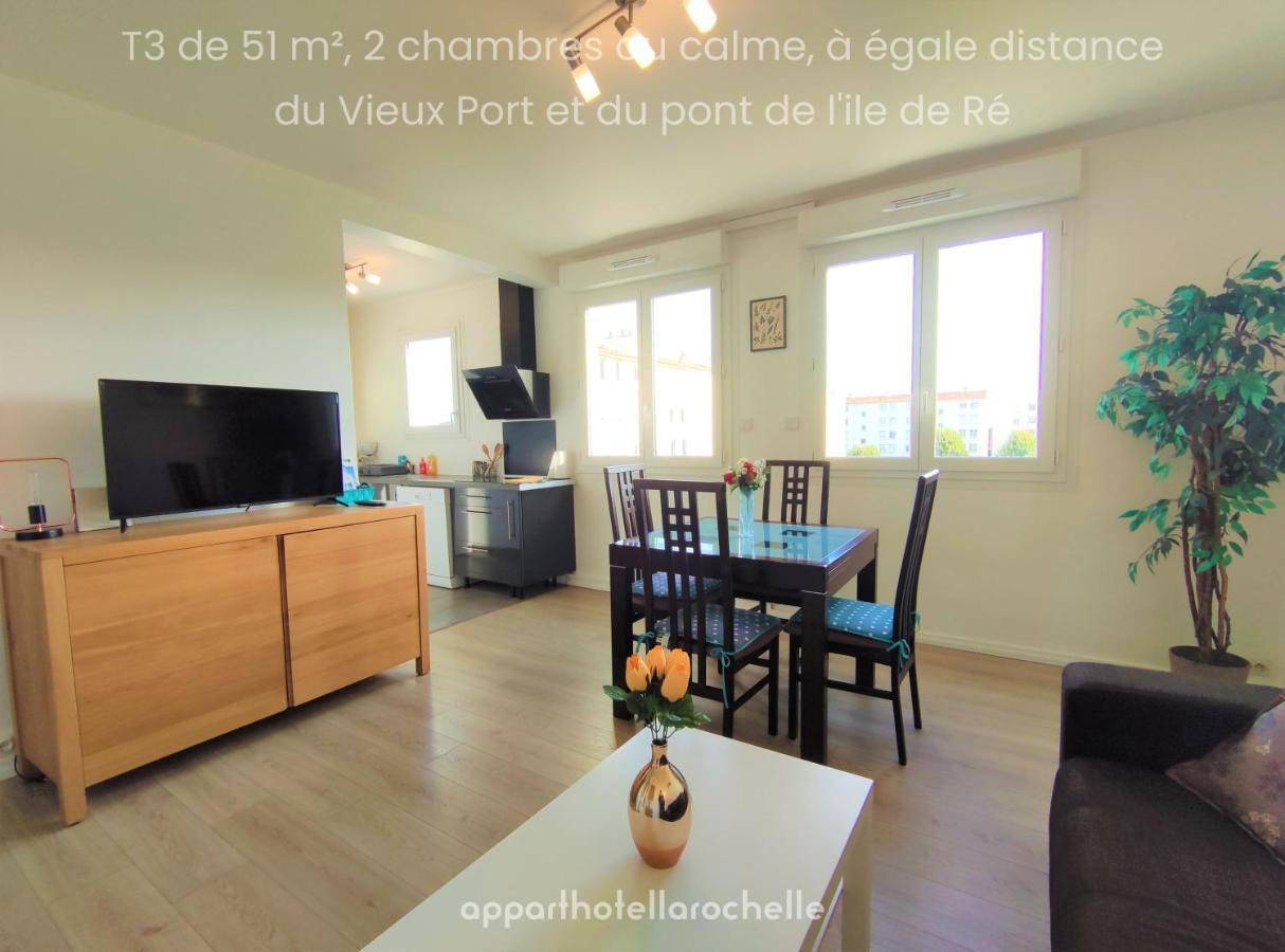 6 Appartements Et 4 Adresses A Mi-Chemin Entre Le Vieux Port Et L Ile De Re La Rochelle  Eksteriør billede